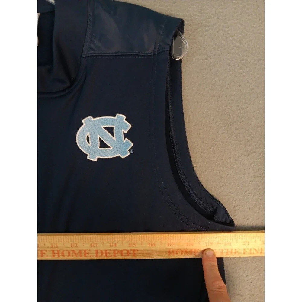 Jordan Jumpman Tar Heels UNC Sleeveless Full Zip Therma Fit Vest Blue MED Nike